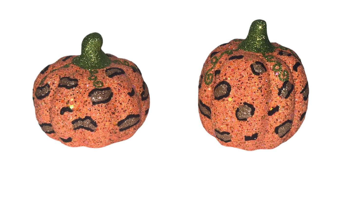 Glittered Ceramic Pumkins