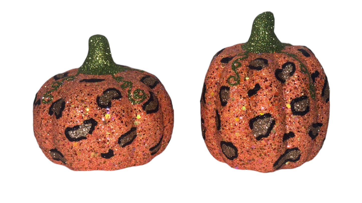 Glittered Ceramic Pumkins