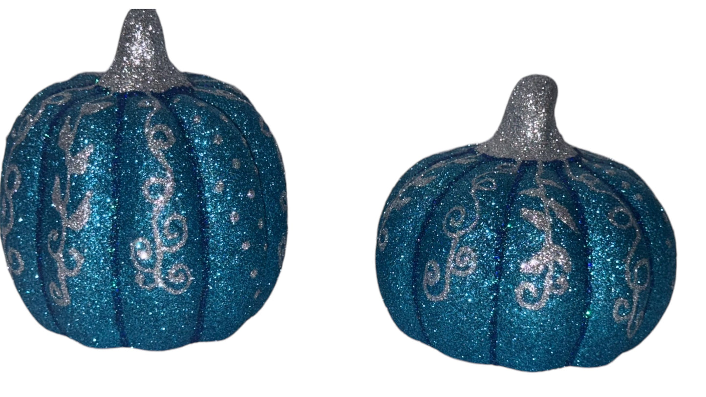 Glittered Ceramic Pumkins