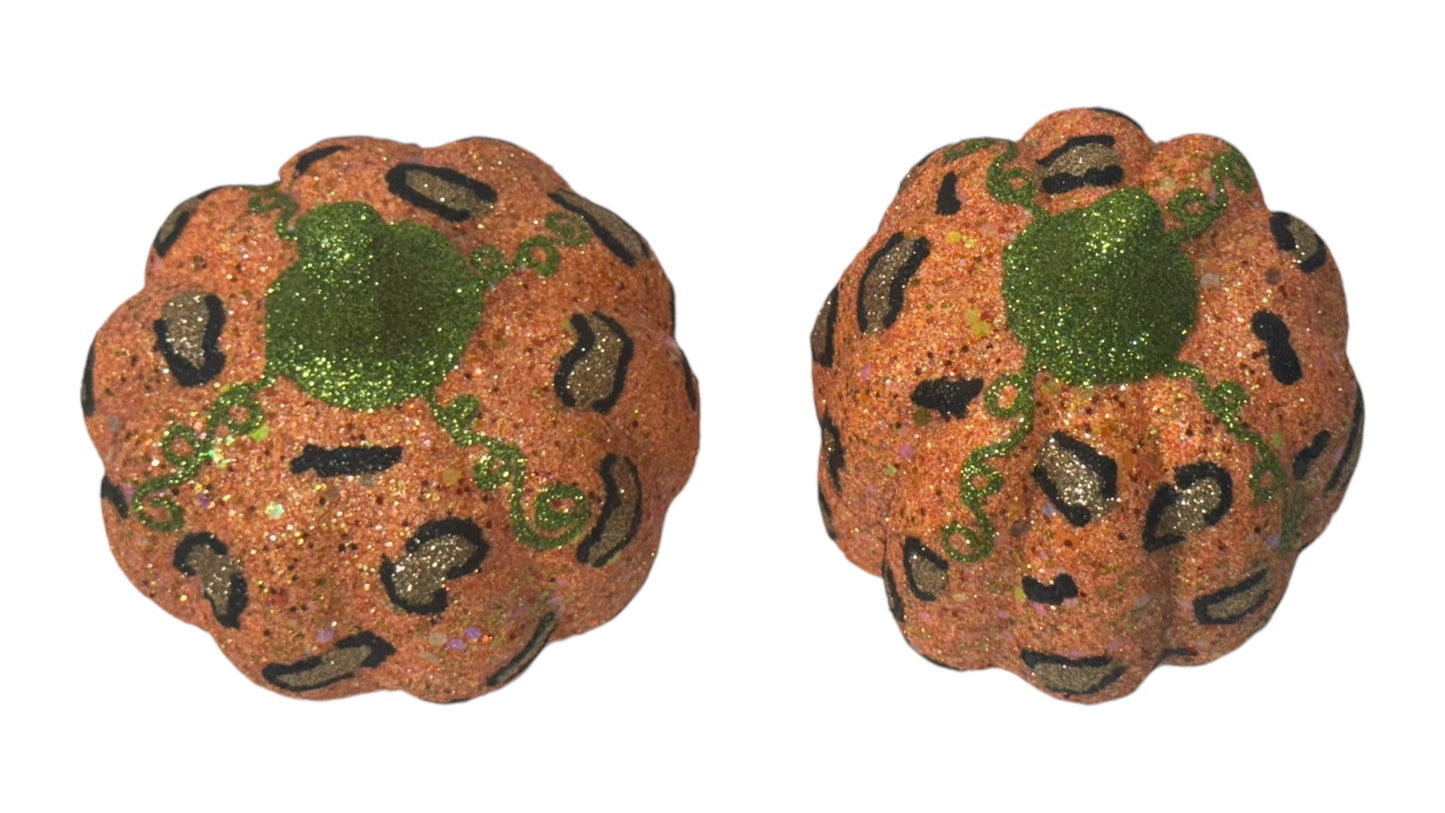 Glittered Ceramic Pumkins