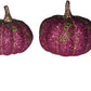 Glittered Foam pumpkins