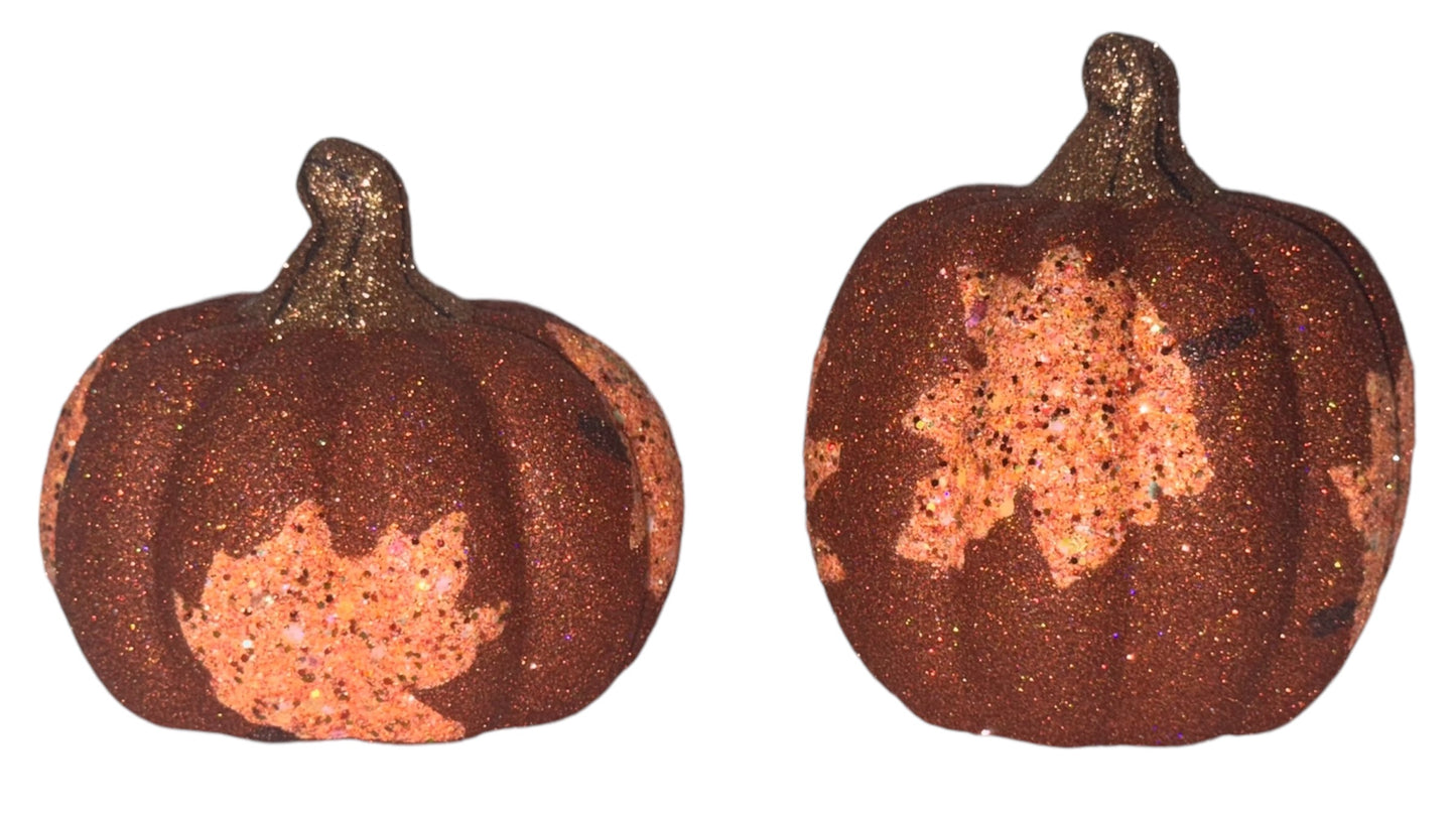 Glittered Ceramic Pumkins