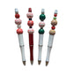 Beadable Christmas pens